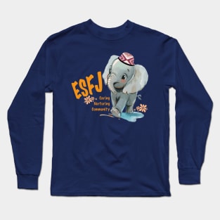 ESFJ Mastermind, Elephant Long Sleeve T-Shirt